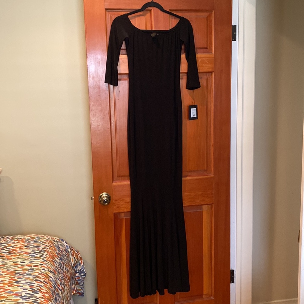 Norma Kamali Dress (“ Off shoulder Fishtail gown”)